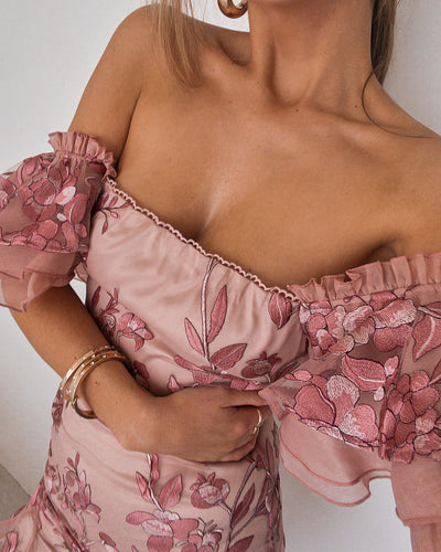 Jacalin Dress-Pink