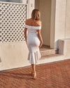 Brenna Dress-White