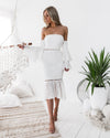 Brianna Dress - White