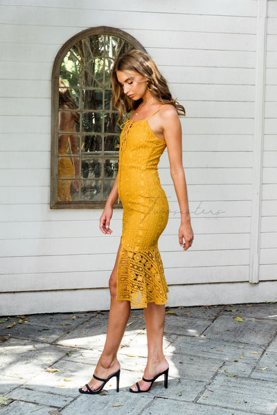 Kelsey Dress - Mustard