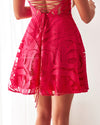 Twosisters The Label Laurie Dress Hot Pink