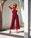 Bree Jumpsuit- Red
