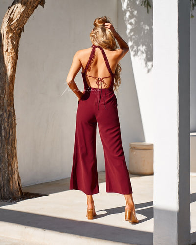 Bree Jumpsuit- Red