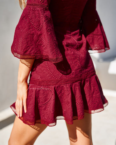 Courtney Dress- Red
