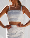 Skyler Lace Top - White