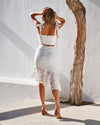 Skyler Lace Skirt - White