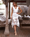 Ivory Dress - White