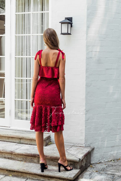 Mallory Dress - Red