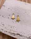 Christmas Tree Charm-Gold