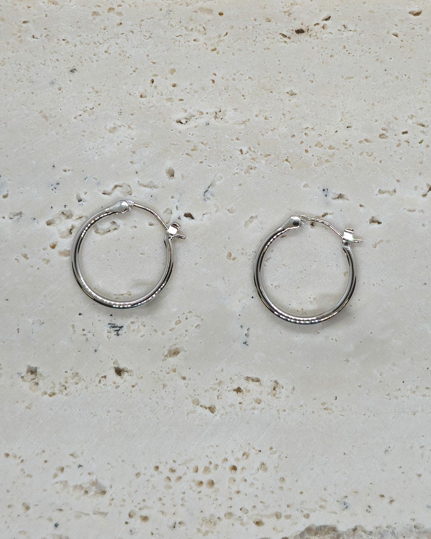Hoop Earring-Silver