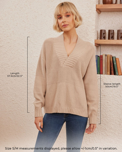 Twosisters The Label Nina Knit Top Beige