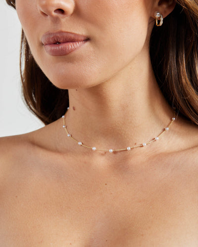 Sorelle Pearl Necklace-Pearl