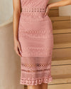 Twosisters The Label Rivers Midi Dress Pink