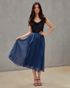 Twosisters The Label Maia Skirt Steel Blue