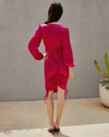 Twosisters The Label Autumn Dress Hot Pink