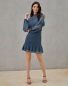 Twosisters The Label Kealy Dress Steel Blue