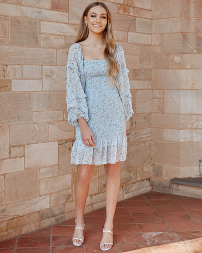 Twosisters The Label Elena Dress Baby Blue