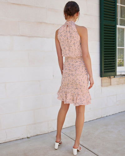 Twosisters The Label Pip Midi Dress Pink Floral