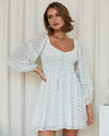 Brielle Dress - White Floral