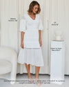Emmalee Dress - White