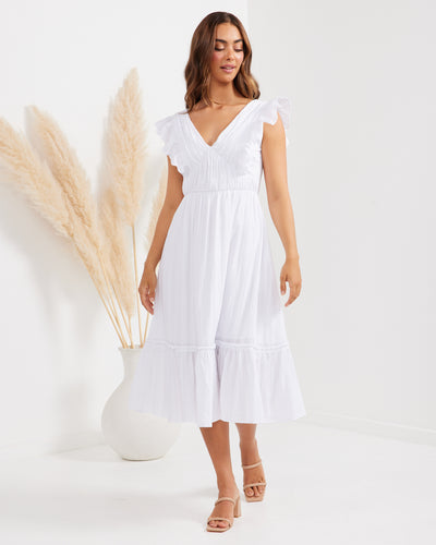 Hayman Dress - White