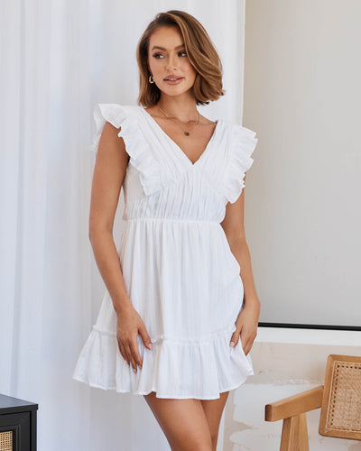 Hayley Dress - White