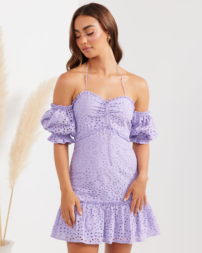 Agatha Dress-Lilac