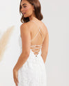Nadene Dress-White