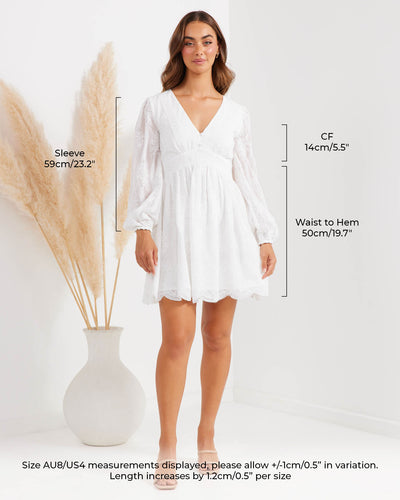 Bianca Dress-White