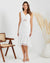 Delna Dress-White