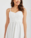 Tunisa Dress-White