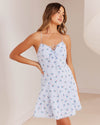 Savannah Dress-Blue Floral
