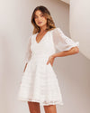 Arya Dress-White
