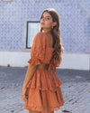 Kehlani Dress-Orange