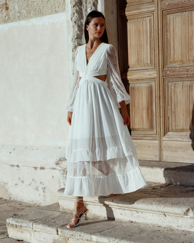 Annie Dress-White