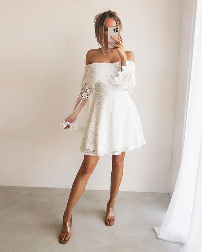 Eadin Dress-White