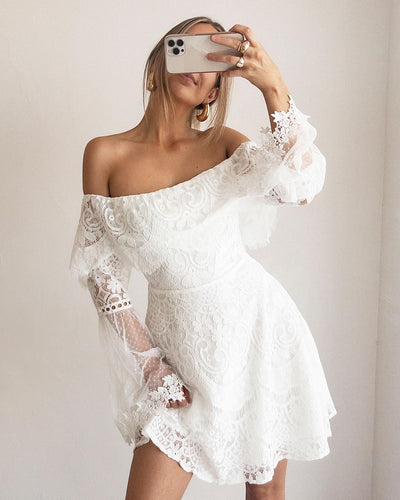 Eadin Dress-White