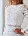Charlise Dress-White