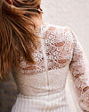 Jaimyse Dress-White
