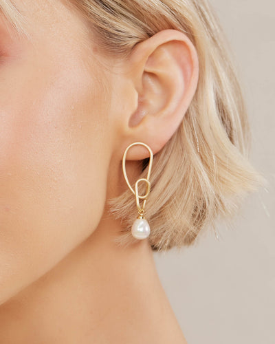 Twosisters The Label Mira Earring Pearl